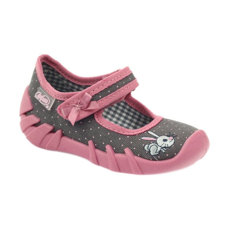 Befado chaussures pour enfants 109P168 gris rose 2