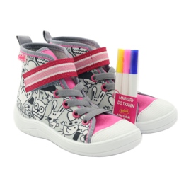 Befado chaussures pour enfants motif à colorier 268X064 multicolore 5
