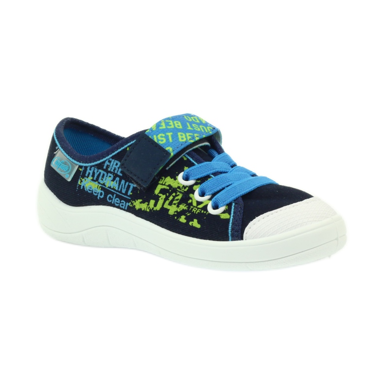 Befado chaussures pour enfants 251X099 bleu vert bleu marine 2