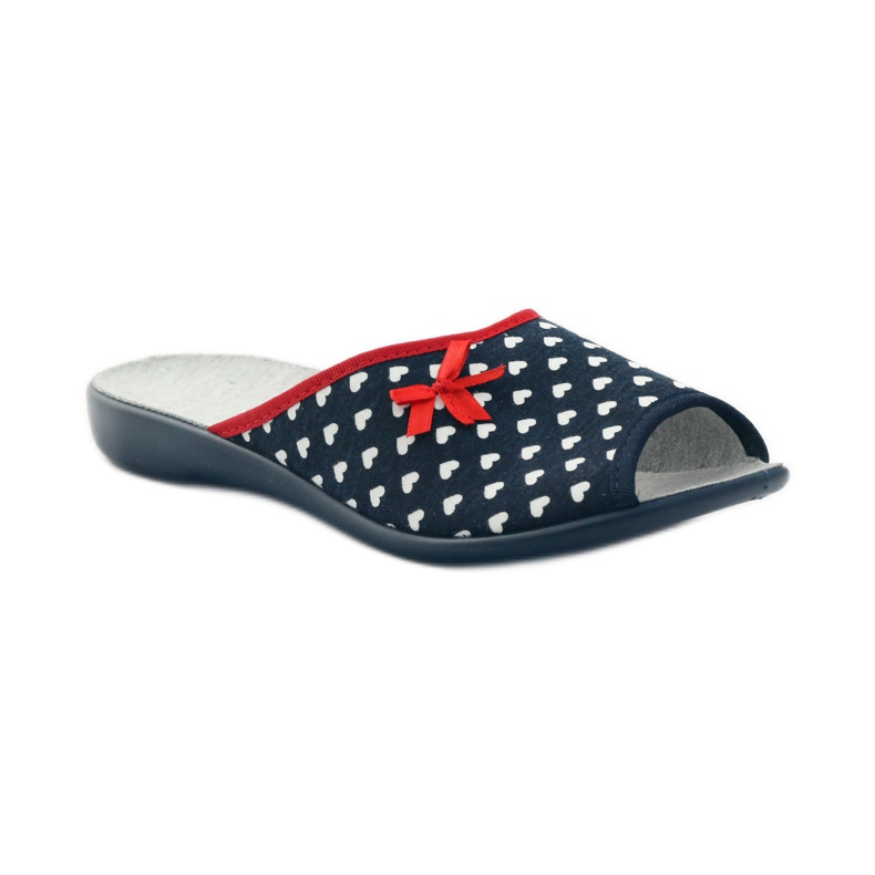 Befado chaussures pour femmes pu 254D063 blanc bleu marine 1