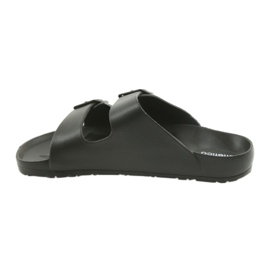 Pantoufles profilées Atletico noires pour hommes le noir 2 Pantoufles profilées Atletico noires pour hommes le noir 2