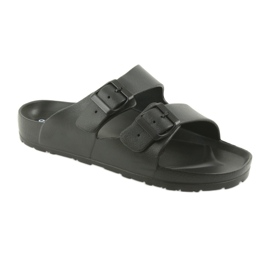 Pantoufles profilées Atletico noires pour hommes le noir 1 Pantoufles profilées Atletico noires pour hommes le noir 1