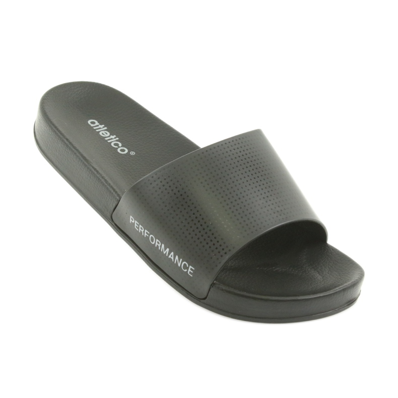 Pantoufles profilées Atletico noires pour hommes le noir 5