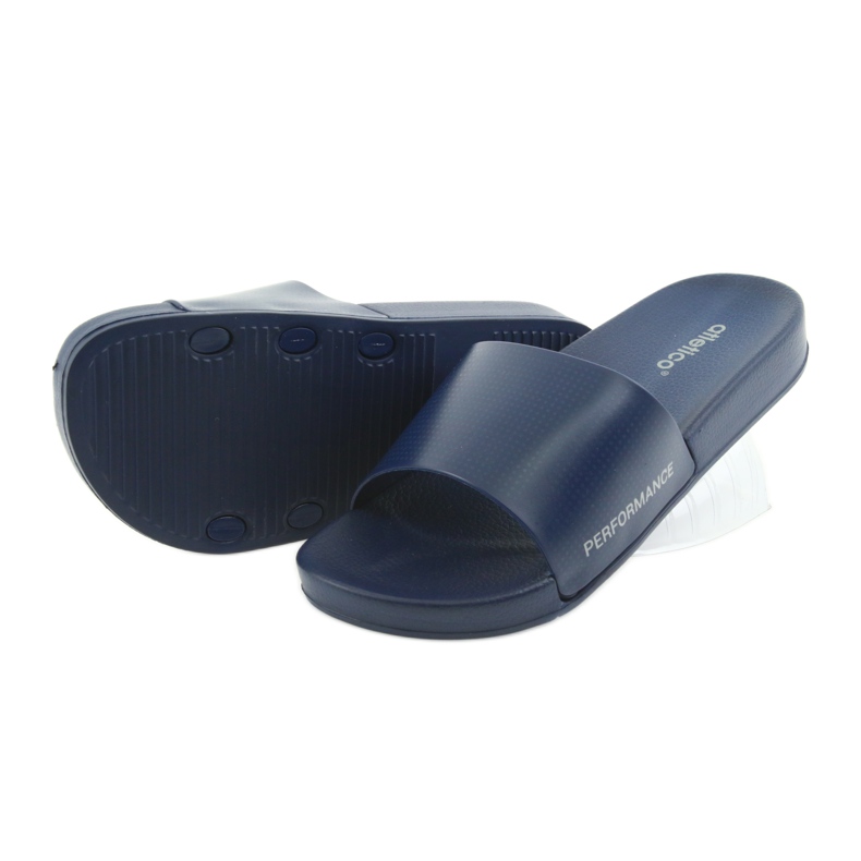 Chaussons profilés homme Atletico bleu marine 3