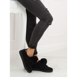 Baskets femme noires 68-95 Noir 2