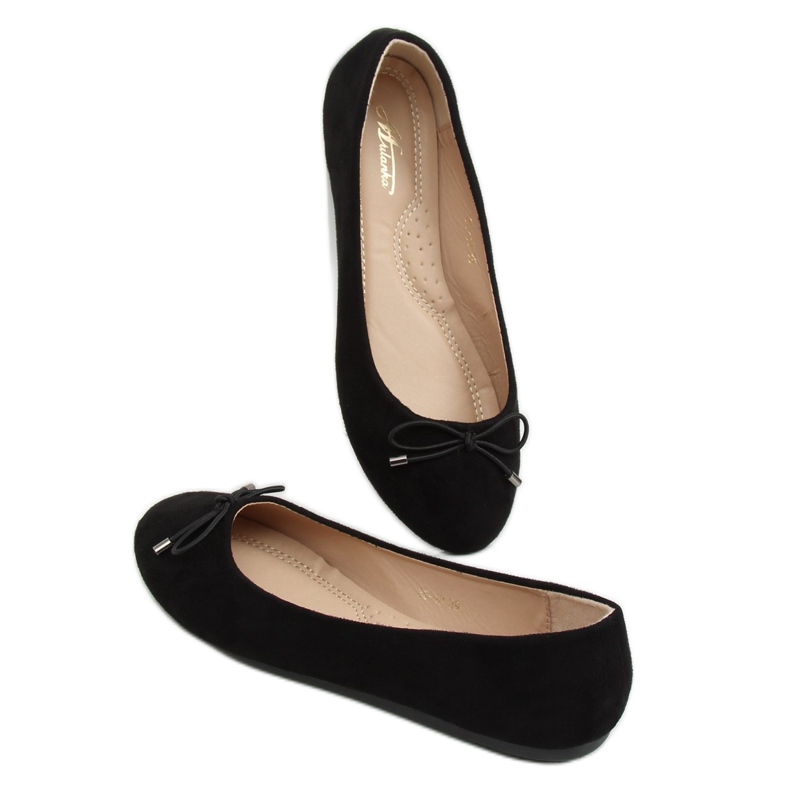 Noir 3C-10 Ballerines noires pour femme le noir 2