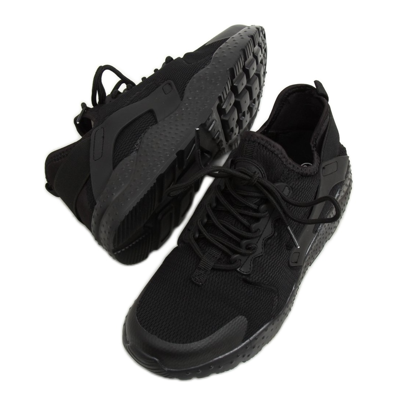 Noir 310-2 Chaussures de sport noires 1