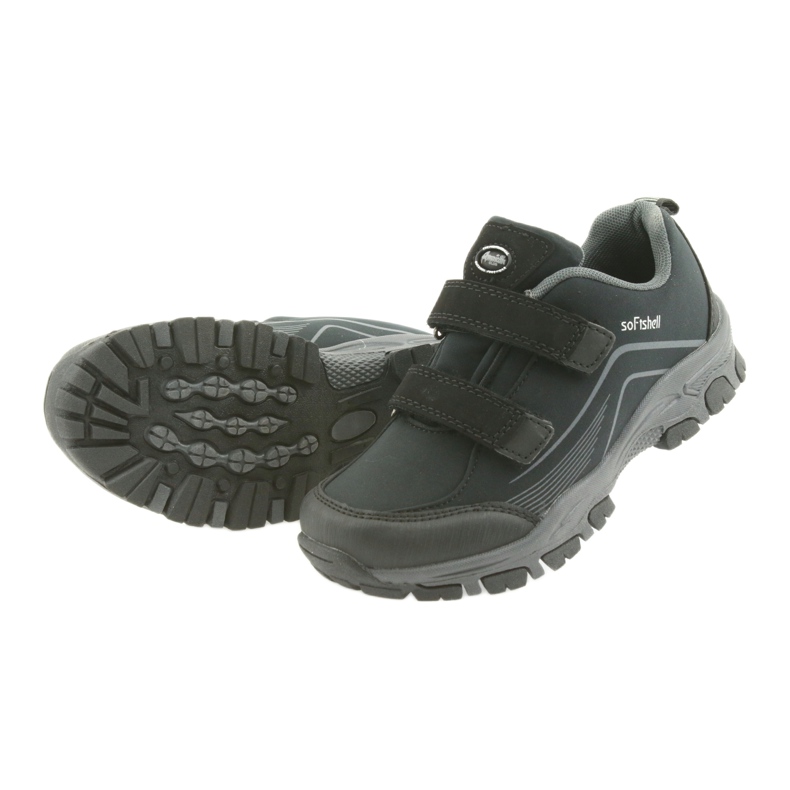 Chaussures de sport softshell pour enfants ADi American Club noir gris 5