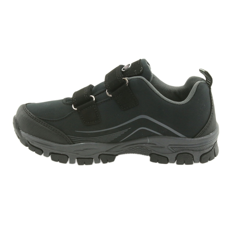 Chaussures de sport softshell pour enfants ADi American Club le noir gris 2 Chaussures de sport softshell pour enfants ADi American Club le noir gris 2