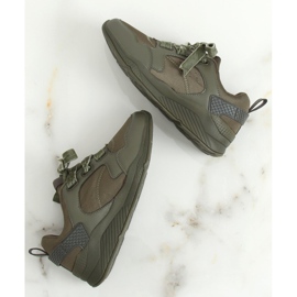 Vert 520-7 Chaussures de sport vertes 1