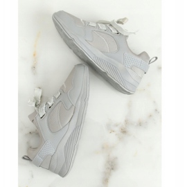 Gris 520-7 Chaussures de sport grises 1