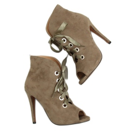 Chaussures vertes doigts ouverts 680-32 Vert 3