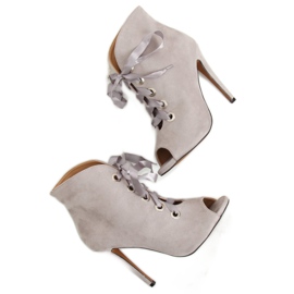 Gris Bottes doigts ouverts 680-32 Gris 7