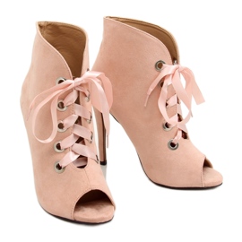 Boots doigts ouverts rose 680-32 Rose 1