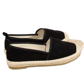 Espadrilles noires pour femmes A615-ESP-1 Noir 1