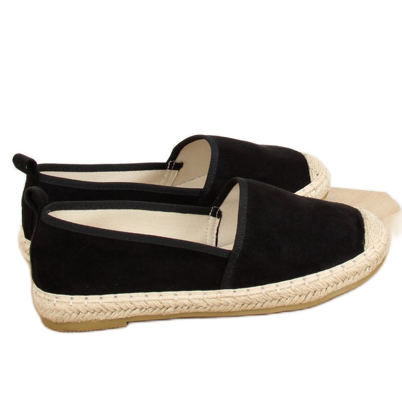 Espadrilles noires pour femmes A615-ESP-1 Noir 1