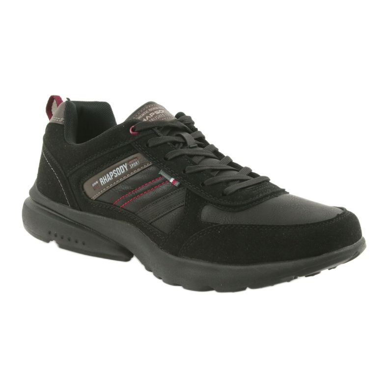 American Club ADI Chaussures de sport pour hommes Noir Américain HA16 brun 1