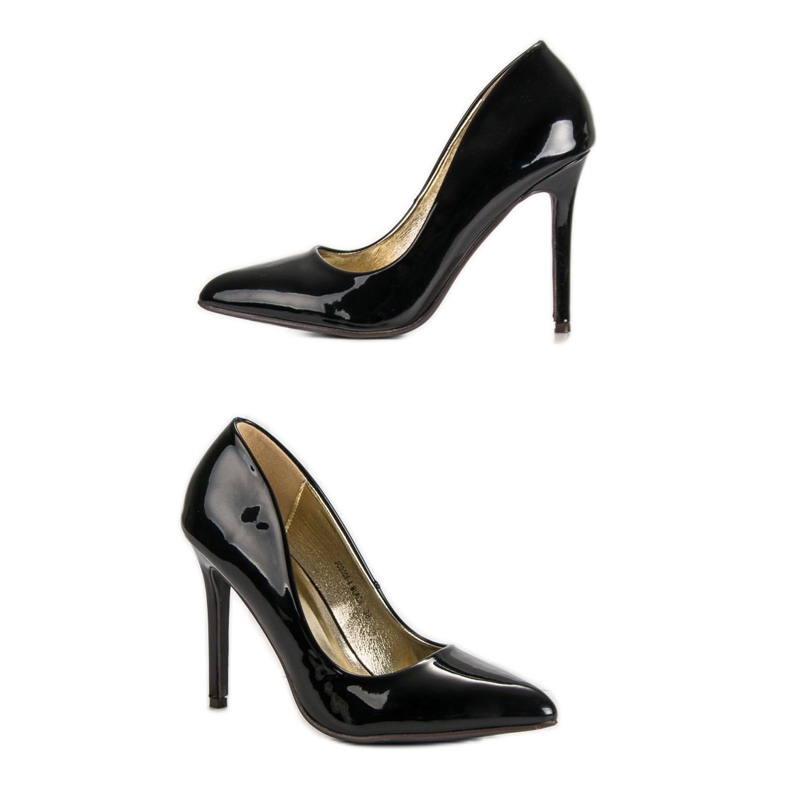 Sweet Shoes Pin's Noir Laqué le noir 1