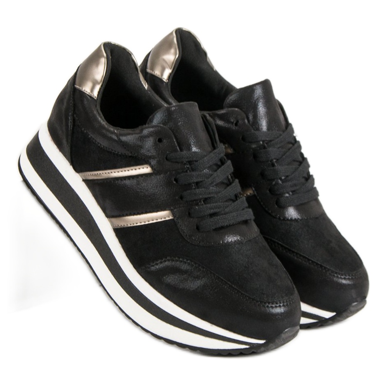 Bestelle Chaussures de sport noires le noir 1