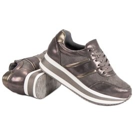 Bestelle Chaussures de sport grises 1
