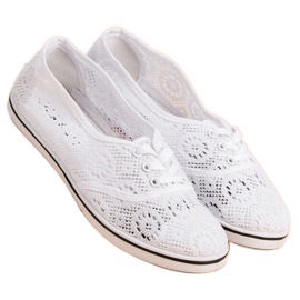 McKey Baskets ajourées blanche 2