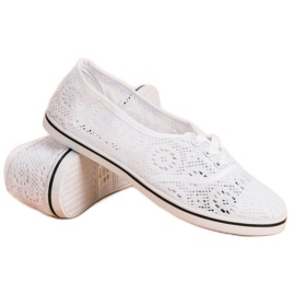 McKey Baskets ajourées blanche 1