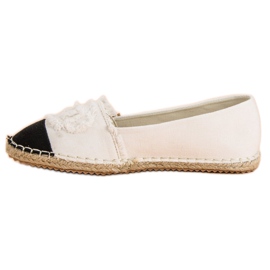 McKey Espadrilles à la mode blanche 5