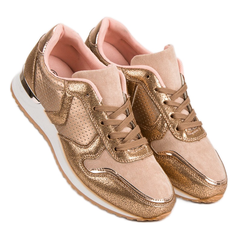 Chaussures de sport décontractées jaune 2