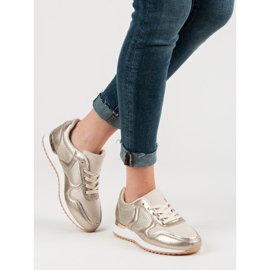 Chaussures de sport décontractées jaune 6