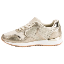Chaussures de sport décontractées jaune 4