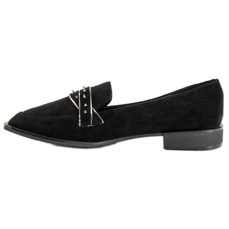 Sergio Todzi Mocassins Noirs Avec Strass le noir 1 Sergio Todzi Mocassins Noirs Avec Strass le noir 1