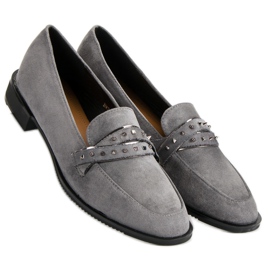 Sergio Todzi Mocassins Gris Avec Strass 1