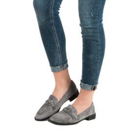 Sergio Todzi Mocassins Gris Avec Strass 2
