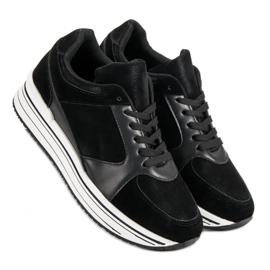 Chaussures de sport confortables le noir 2 Chaussures de sport confortables le noir 2