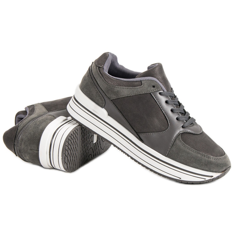 Chaussures de sport confortables gris 1 Chaussures de sport confortables gris 1