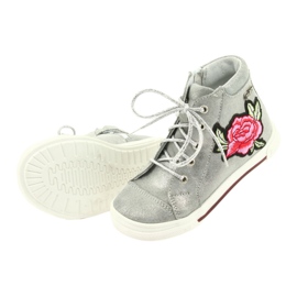 Bottes et chaussures pour filles argent Ren But 3237 gris 5 Bottes et chaussures pour filles argent Ren But 3237 gris 5