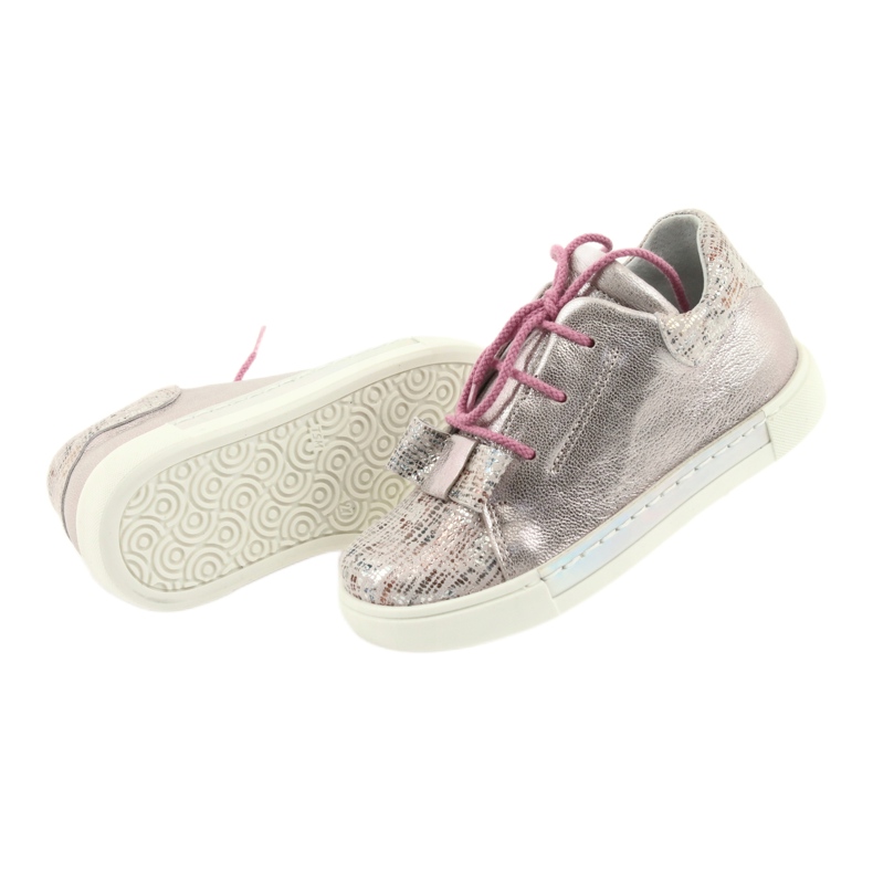 Ren But Chaussures en cuir de sport pour filles Rhin rose 5