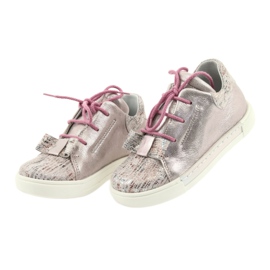 Ren But Chaussures en cuir de sport pour filles Rhin rose 3