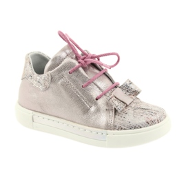 Ren But Chaussures en cuir de sport pour filles Rhin rose 1