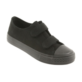 Atletico Baskets Velcro noires TDZ-7-V le noir 1