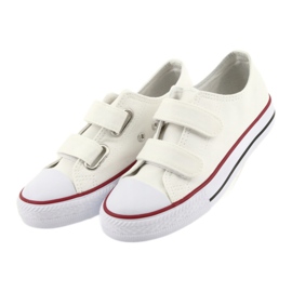 Baskets blanches avec Velcro Atletico TDZ-7-V 3