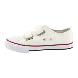 Baskets blanches avec Velcro Atletico TDZ-7-V 2