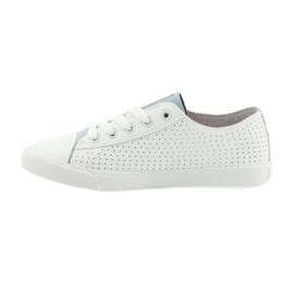 Baskets Big Star étoile bleu 274692 blanc 1