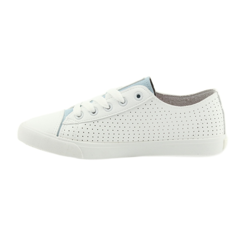 Baskets Big Star étoile bleu 274692 blanc 1