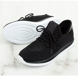 Chaussures de sport noires B111-8 Noir 2
