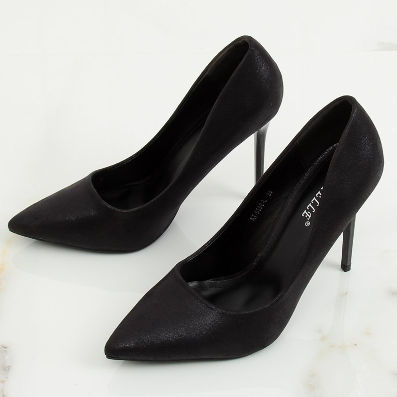 Escarpins noirs pour femmes AT-0596-L Noir le noir 1