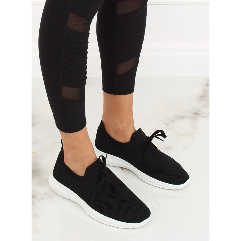 Noir LX-9837 Chaussures de sport noires le noir 2 Noir LX-9837 Chaussures de sport noires le noir 2