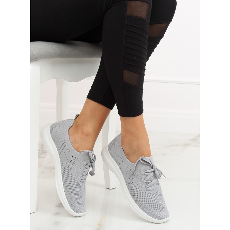 Chaussures de sport grises LX-9837 Gris 2 Chaussures de sport grises LX-9837 Gris 2