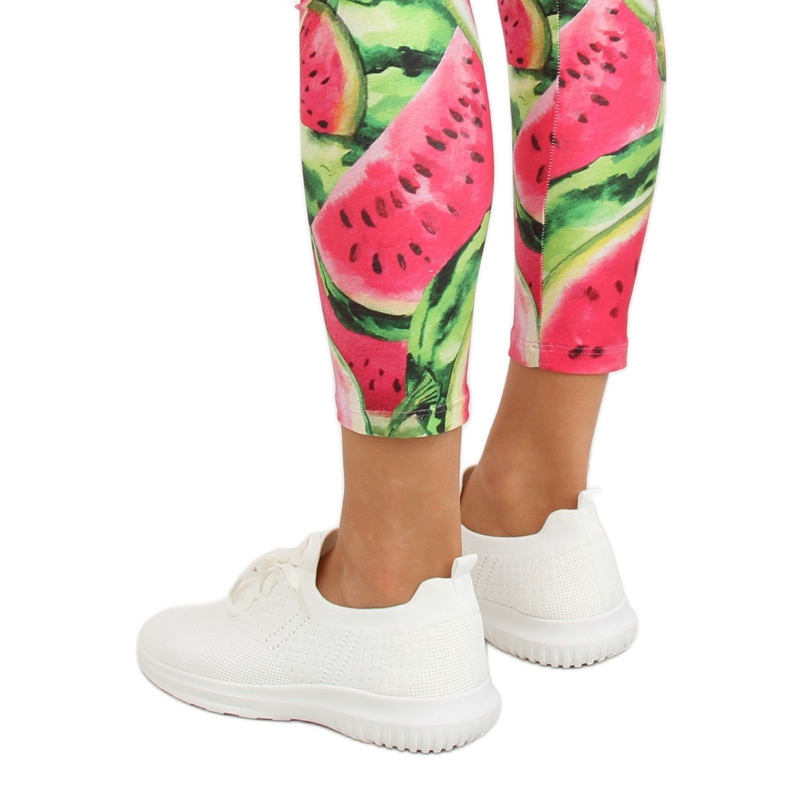 Blanc LX-9837 Chaussures de sport blanches 1