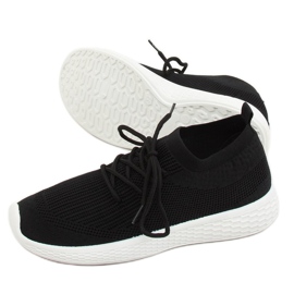 Noir X-9755 Chaussures de sport noires 1